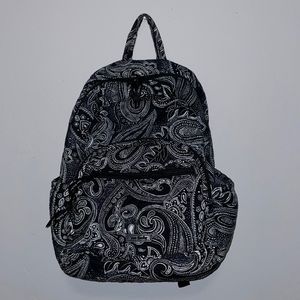 black bandana medallion small campus backpack